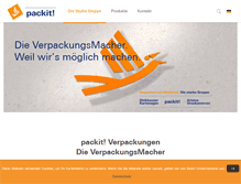 Tablet Screenshot of packit.at